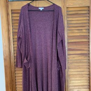 Lularoe Sarah XL Maroon